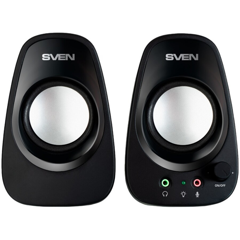 Lautsprecher SVEN 190, schwarz, USB, Ausgangsleistung 2x3W (RMS)