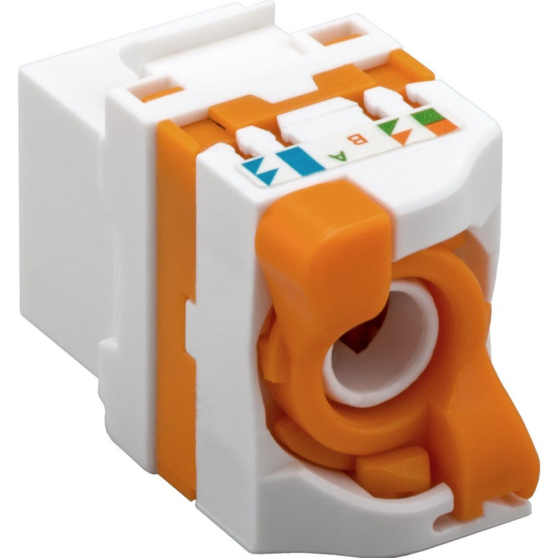 Techly 028573 Keystone-Modul RJ45 UTP Cat6, selbstklemmend, für PoE
