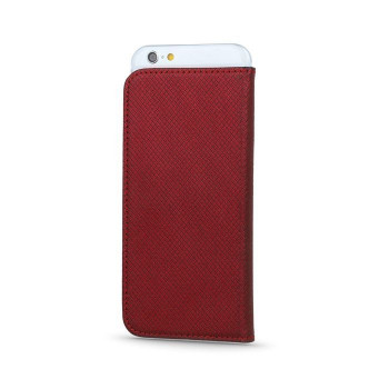 GreenGo Smart Magnet Universal-Wallet-Hülle für 5,5–5,7 Zoll Smartphones, Rot