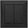 VCX WESA LC 05C Doppel-Wechselschalter, Schwarz