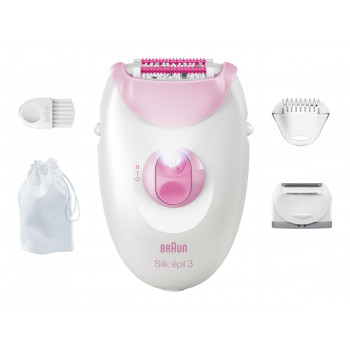 Braun Silk 3 SE3-033 Epilierer mit Zubehör