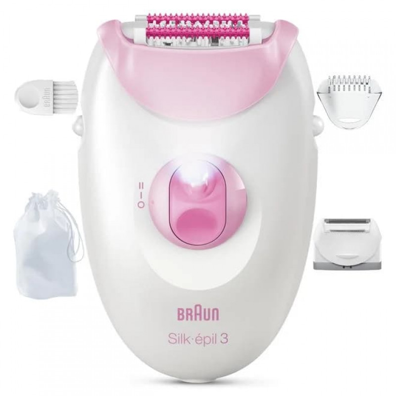 Braun Silk 3 SE3-033 Epilierer mit Zubehör
