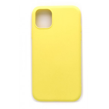 Evelatus Apple iPhone 11 Nano Silikon Hülle Soft Touch TPU Gelb