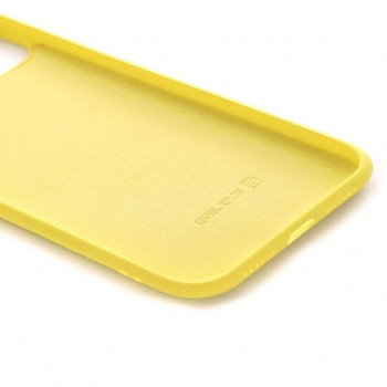 Evelatus Apple iPhone 11 Nano Silikon Hülle Soft Touch TPU Gelb
