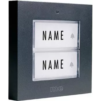 m-e modern-electronics 41273 Funk-Türklingelsender mit Namensschild