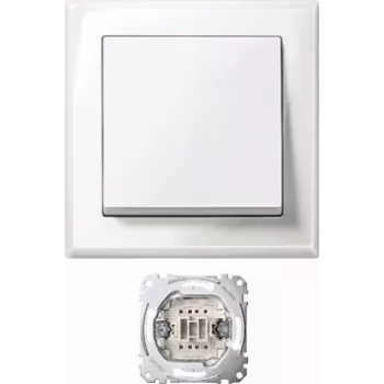 MERTEN Jumbo-Schalter MEG3341-1419, Thermoplast, polarweiß, AC 250 V