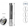 Delock 5G 3700 - 4200 MHz Antenne N Stecker 4 dBi omnidirektional starr Außenbereich grau 10 cm