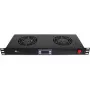Getfort 1U Rack-Lüfterpanel mit 2 Lüftern und Thermostat (GF-FAN2TR)