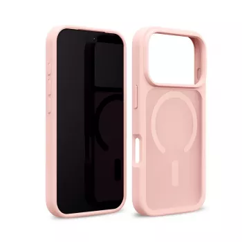 Crong Matte Magnetic MagSafe Hülle für iPhone 18 Pro Max / 17 Pro Max, Rosa