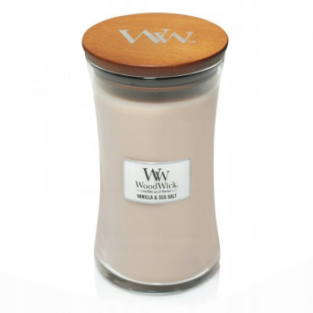 WoodWick Vanilla & Sea Salt Ellipse Kerze, 453,6 g