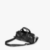 LOQI Metallic Weekender-Tasche – Schwarz (Klein)