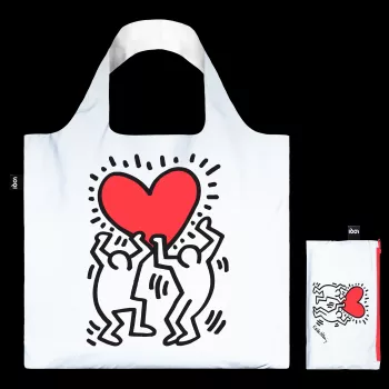 LOQI Keith Haring Tasche – Dancing Heart (reflektierend)