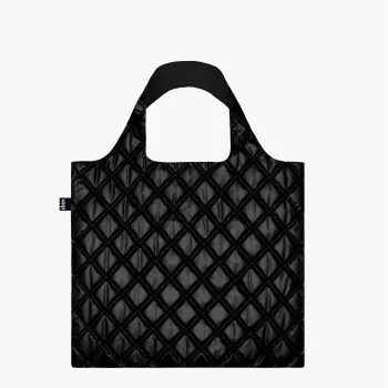 Tasche LOQI Metallic – Schwarz Puffy