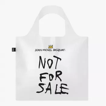 LOQI Basquiat Tasche – Not for Sale (halbdurchsichtig)
