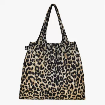 Faltbeutel LOQI – leopard dusk