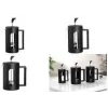 Ritzenhoff & Breker Kaffeebereiter ADANA, 0,8 l, schwarz, aus Borosilikatglas
