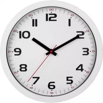 TFA Dostmann 60.3050.02 Quarz-Wanduhr 305 mm x 305 mm x 38 mm Weiß
