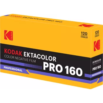 Kodak Ektacolor Pro 160 120 Kamera-Film, 5er-Pack
