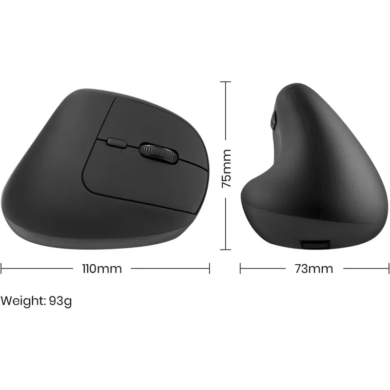 Perixx PERIMICE-608II Kabellose Ergonomische Maus