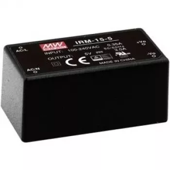 Mean Well IRM-15-24 Netzteil, 15 W, 0,63 A, 85-264 V Eingang – Schwarz