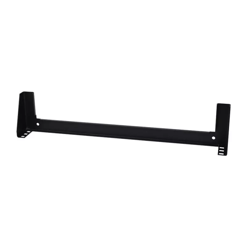 ALLNET 19 inch 1U Wandmontage-Winkelhalterung, 54 mm Tiefe, SMW Serie - Schwarz