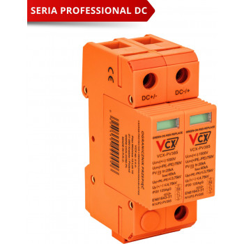 VCX Photovoltaik-DC-Überspannungsableiter Klasse C (T2), 2P, 1000 V, PV 385