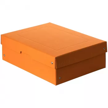 FALKEN PURE Aufbewahrungsbox 1250 Blatt pastellorange 24,0 x 32,0 x 10,0 cm