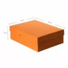 FALKEN PURE Aufbewahrungsbox 1250 Blatt pastellorange 24,0 x 32,0 x 10,0 cm