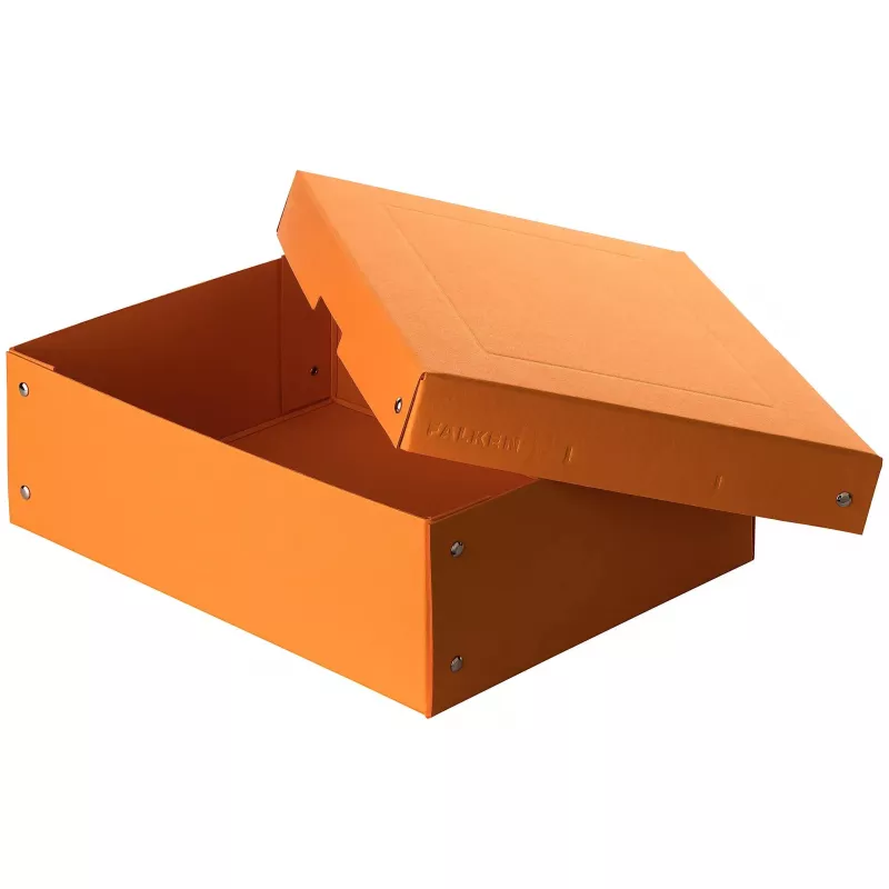 FALKEN PURE Aufbewahrungsbox 1250 Blatt pastellorange 24,0 x 32,0 x 10,0 cm