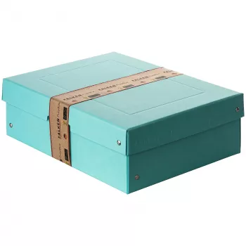 FALKEN PURE Aufbewahrungsbox 1250 Blatt pastellblau 24,0 x 32,0 x 10,0 cm