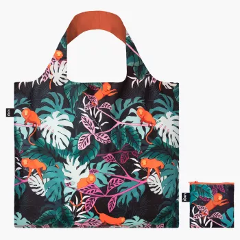 LOQI Glitter Power Tasche – Mata Monkey (Q_GP.MM.R)