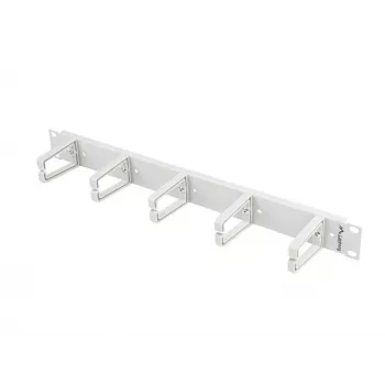 Lanberg 19 inch 1U Kabelmanagement-Panel, Typ B - Grau (AK-1202-S)