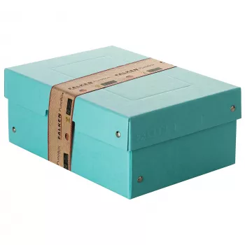 FALKEN PURE Aufbewahrungsbox 1250 Blatt pastellblau 18,0 x 25,0 x 10,0 cm