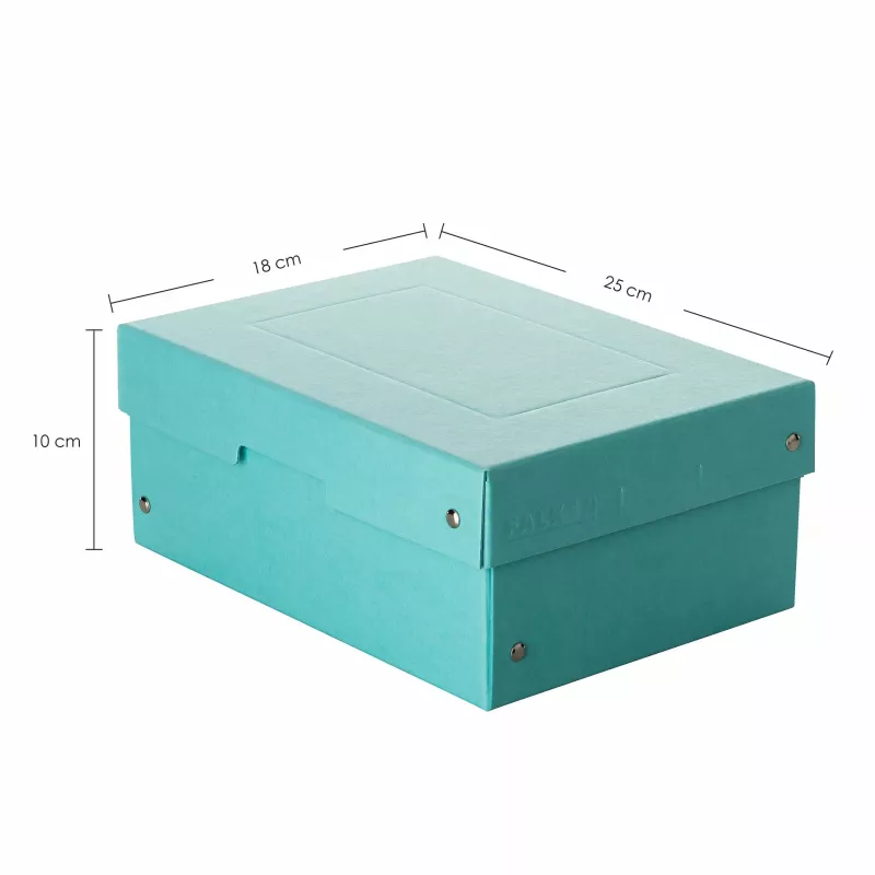 FALKEN PURE Aufbewahrungsbox 1250 Blatt pastellblau 18,0 x 25,0 x 10,0 cm