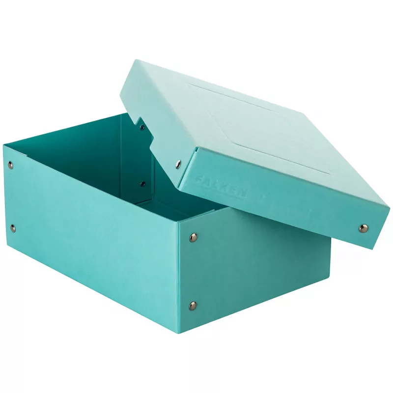 FALKEN PURE Aufbewahrungsbox 1250 Blatt pastellblau 18,0 x 25,0 x 10,0 cm