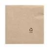 PAPSTAR Servietten, 330 x 330 mm, 3-lagig, natur, 1/4-Falz, Recycling-Tissue, farbig bedruckt