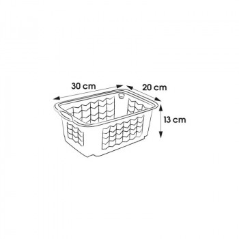 Keeeper Korb S 30x20x13cm Fritz transparent