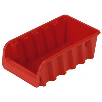 Curver DIY Stack Bin Profi 3 stapelbare Kleinteilebox, 20,9 x 11,5 x 7,5 cm, Rot (0804953586)