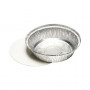 Starpak Aluminiumtabletts mit Deckel, 23 cm, 1000 ml, Silber