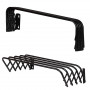Sauber Wand-Wäscheständer, 4 m / 80 cm, Schwarz