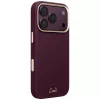 UNIQ Coehl Mirelle Hülle für iPhone 18 Pro / 17 Pro Magnetic Charging burgunder