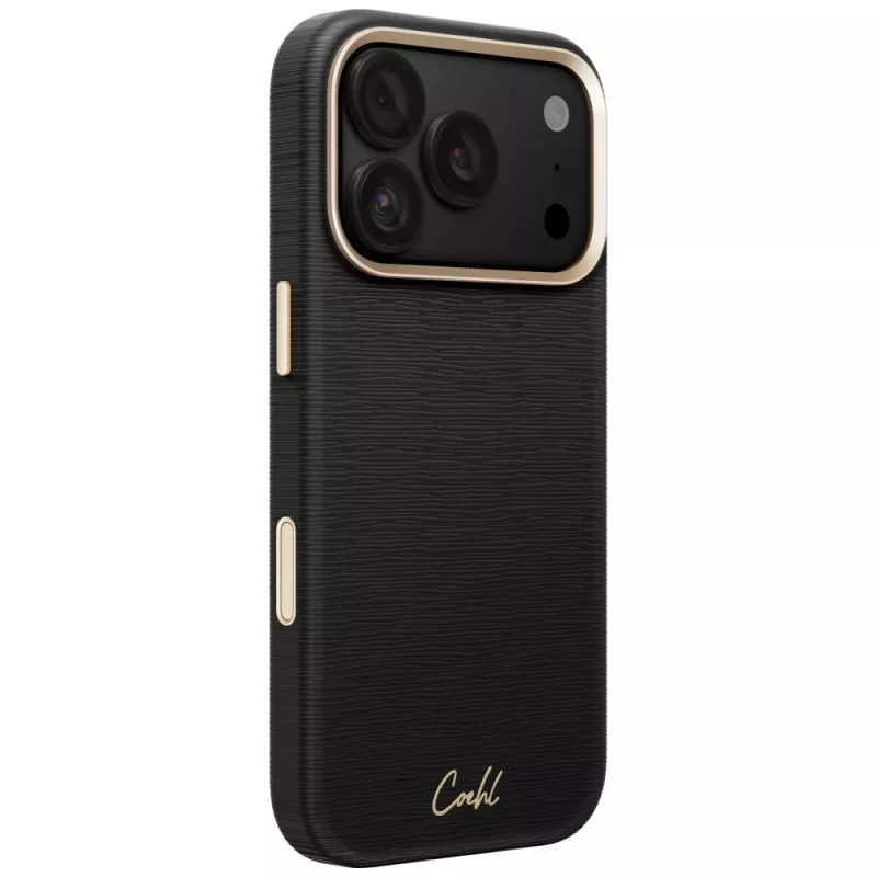 UNIQ Coehl Mirelle Hülle für iPhone 18 Pro / 17 Pro Magnetische Ladefunktion schwarz