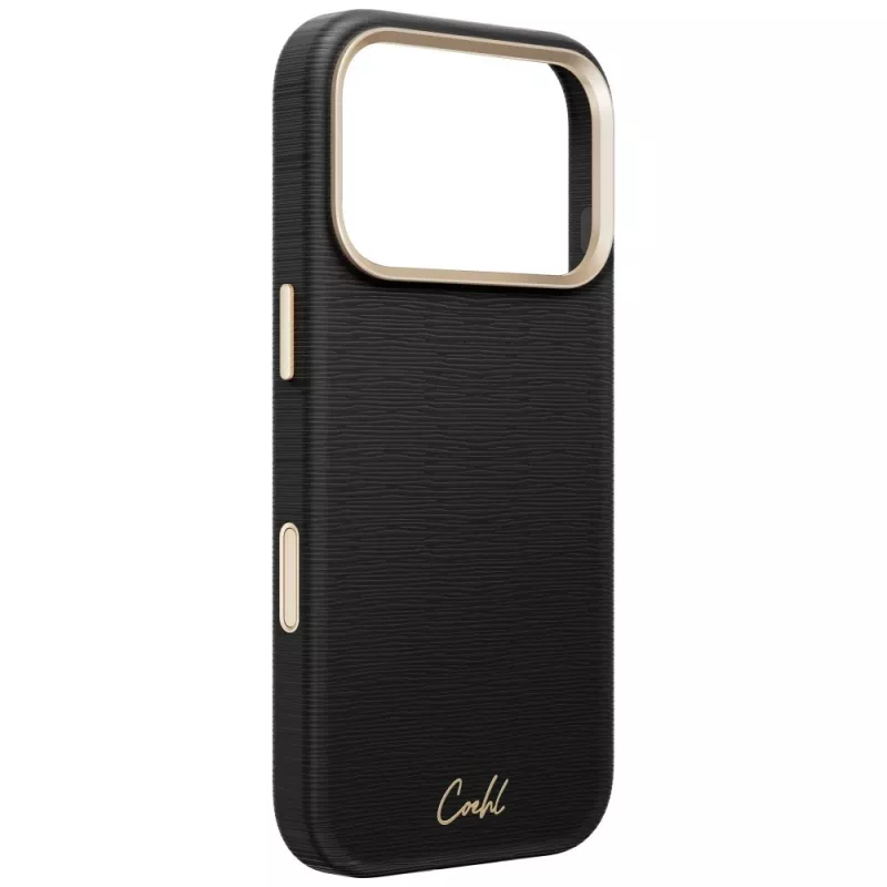 UNIQ Coehl Mirelle Hülle für iPhone 18 Pro / 17 Pro Magnetische Ladefunktion schwarz