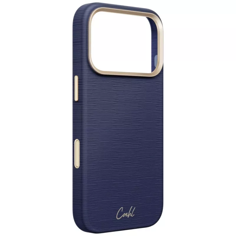 UNIQ Coehl Mirelle Hülle für iPhone 18 Pro / 17 Pro Magnetische Ladefunktion blau