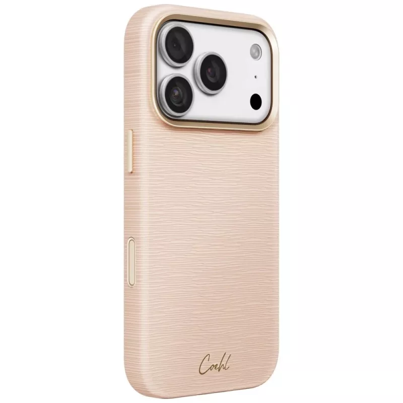 UNIQ Coehl Mirelle Hülle für iPhone 18 Pro / 17 Pro Magnetisches Laden pink