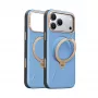 TORRAS Ostand Q3 VegSkin Hülle für iPhone 18 Pro / 17 Pro, MagSafe-kompatibel, Blau