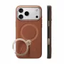 TORRAS Ostand Q3 VegSkin Hülle für iPhone 18 Pro / 17 Pro, MagSafe-kompatibel, braun