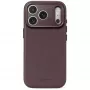 Decoded Leather Backcover – Lederhülle für iPhone 18 Pro / 17 Pro, kompatibel mit MagSafe (chocolat brown)