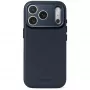Decoded Leather Backcover – Lederhülle für iPhone 18 Pro / 17 Pro, kompatibel mit MagSafe (Mitternacht)