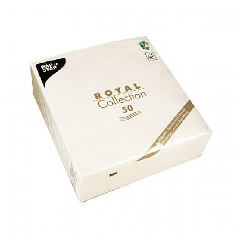 PAPSTAR Servietten 40,0 x 40,0 cm 3-lagig weiß